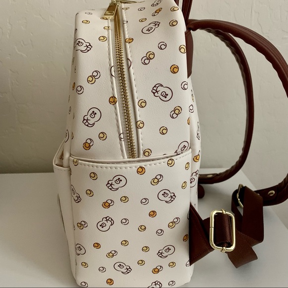 Boxlunch Line Friends Brown Backpack - Picture 2 of 10